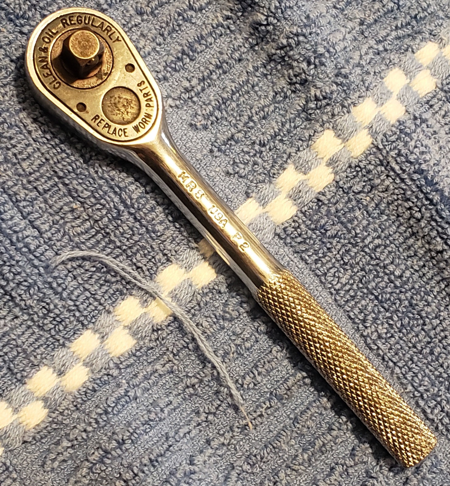 Vtg Mac Tools 1/4″ Drive Ratchet * MR5 * 4 3/4″ long