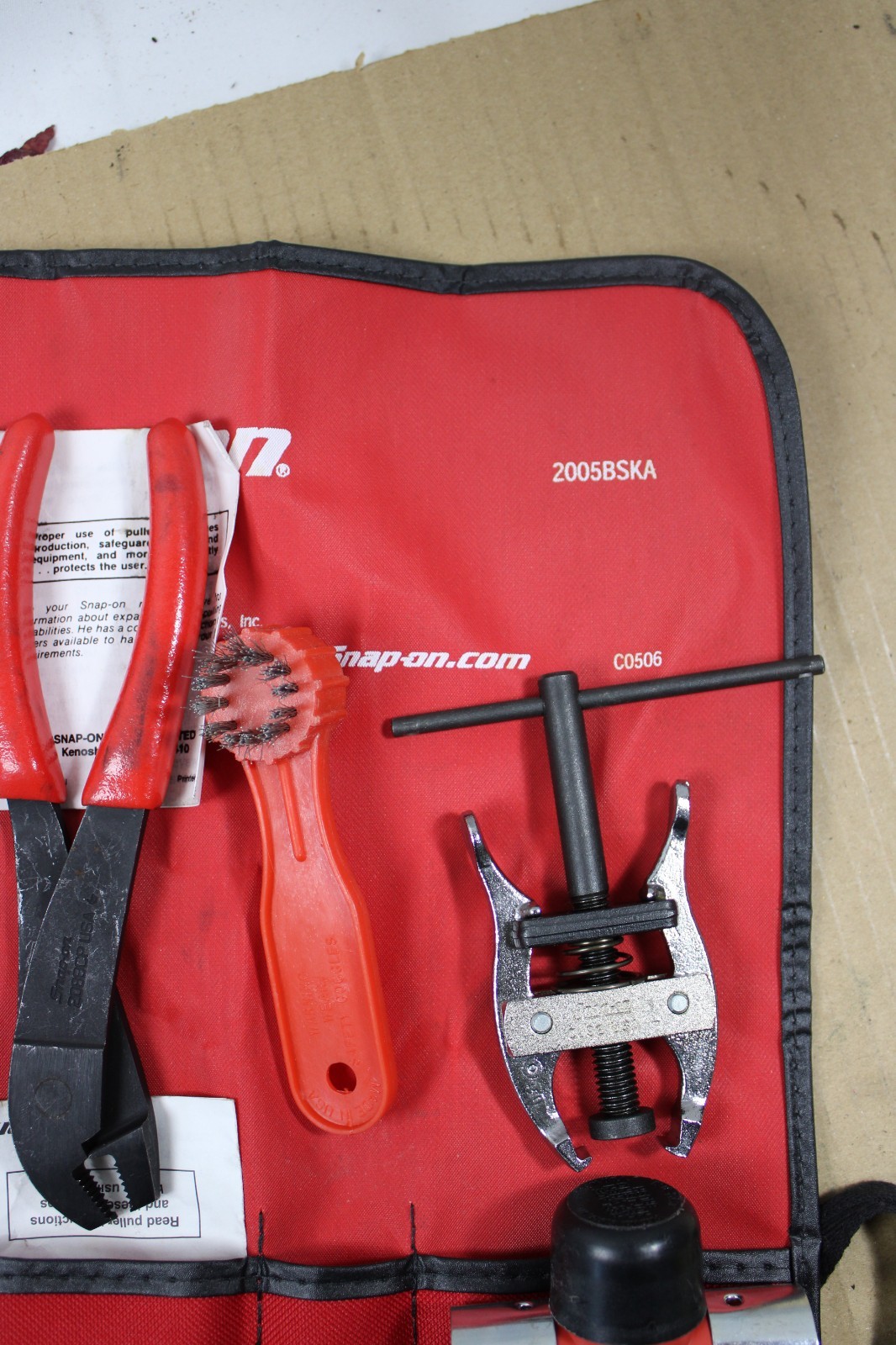 SNAP ON TOOLS 2005-BS-K 5 PIECE BATTERY TOOL SET IN POUCH