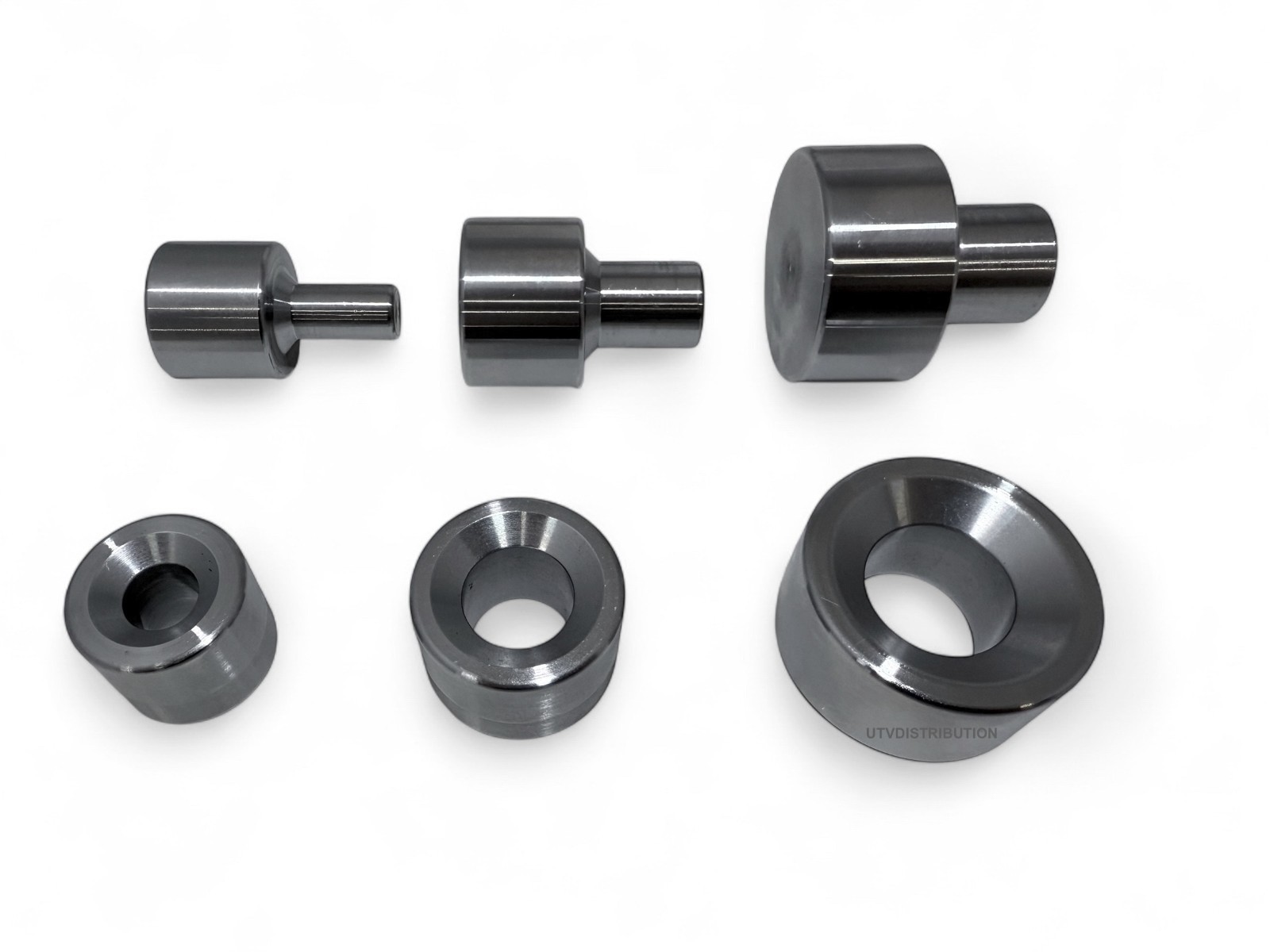 Dimple Dies Set 10 Pieces 1/2″ 3/4″ 1″ 1 1/4″ 1 1/2″ 1 3/4″ 2″ 2 1/2″ 3″ Dzus