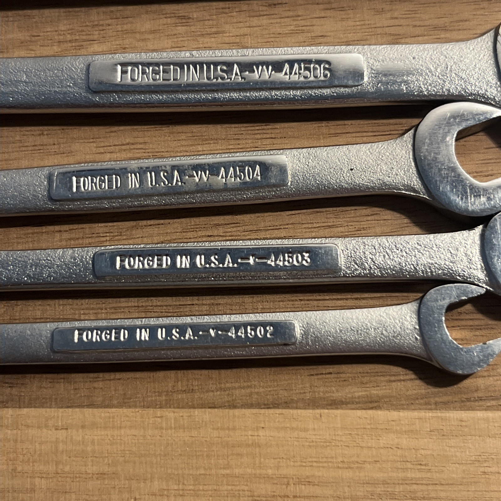 Vtg Craftsman Metric 8 Pc Open End Wrench Set 6mm – 24mm 16 Sizes =V= V, VV