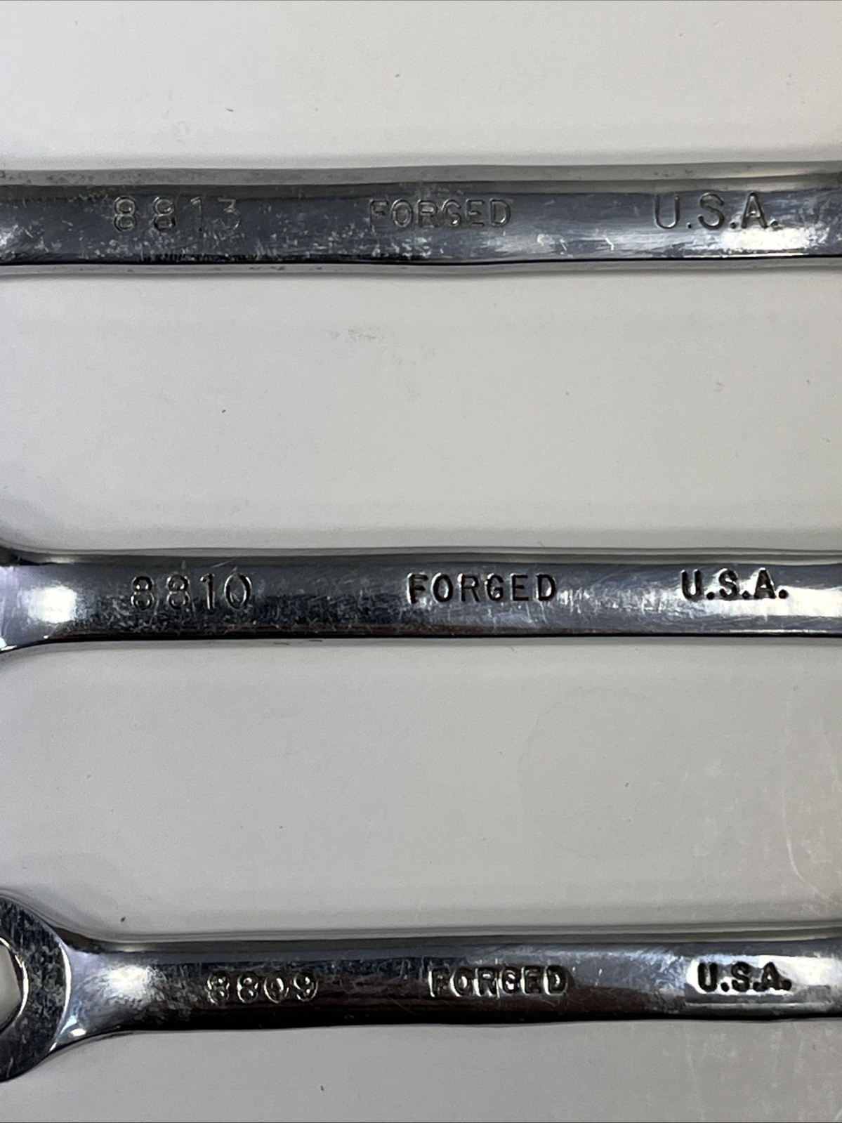 S-K Tools 8810 Metric Flare Nut Line Wrench Set 3pc 9-14mm Superkrome USA