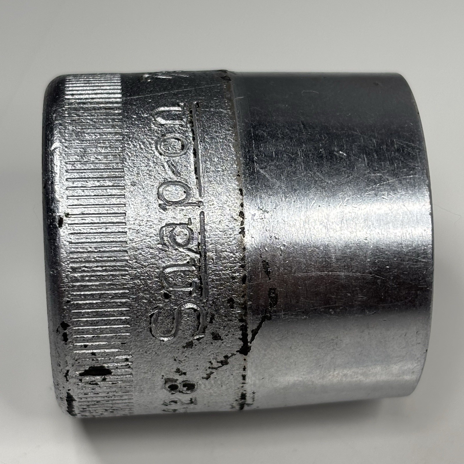 Snap On Tools #428 1/2 Dr 8Pt SAE 7/8 Shallow Double Square Socket USA VTG 1939