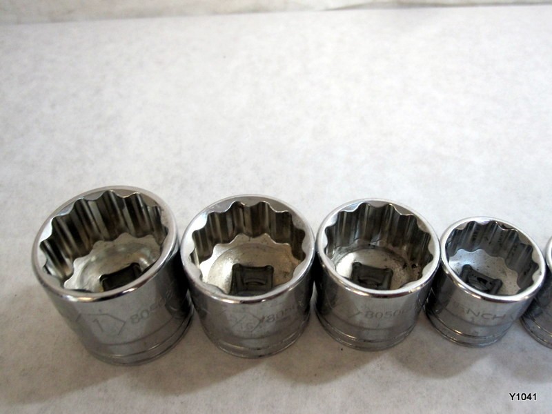 10 pc GEARWRENCH 805 12 point see description