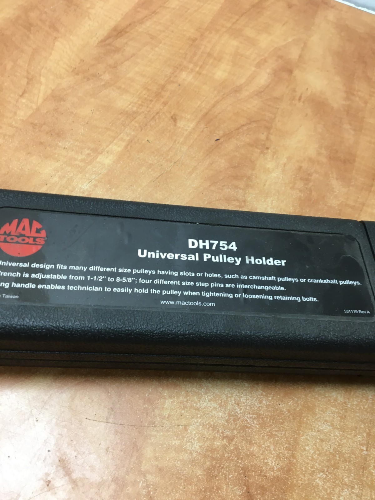 Mac Tools DH754 Universal Pulley/Fan Clutch Holding Tool Kit 100% Complete