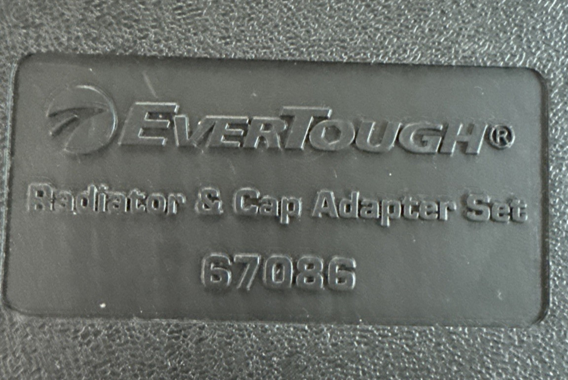 EverTough #67086 Radiator & Cap Adapter Set For 1995-Current, GM & Ford Vehicles