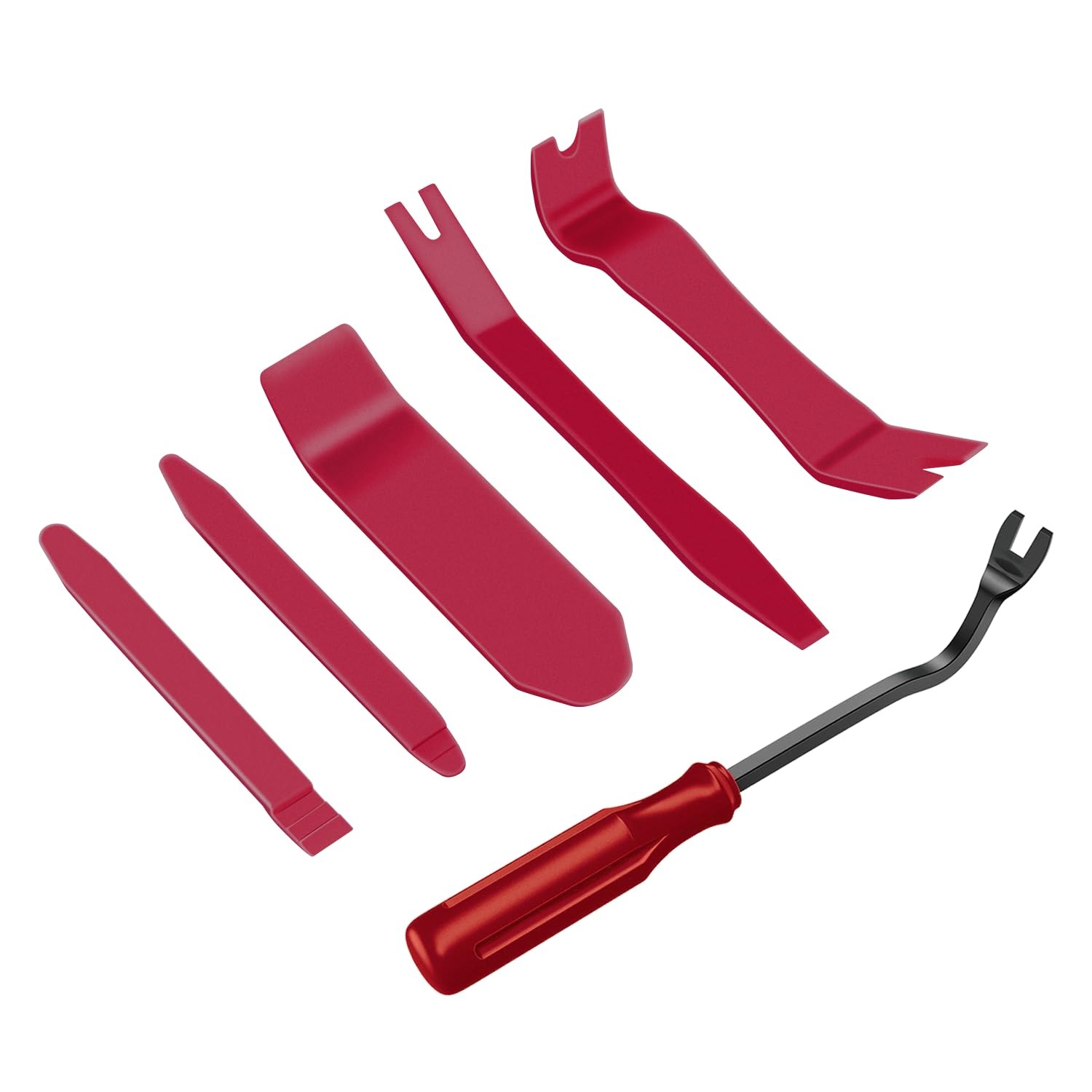 Auto Trim Removal Tool Kit 6PCS NoScratch Car Fastener Remover Set