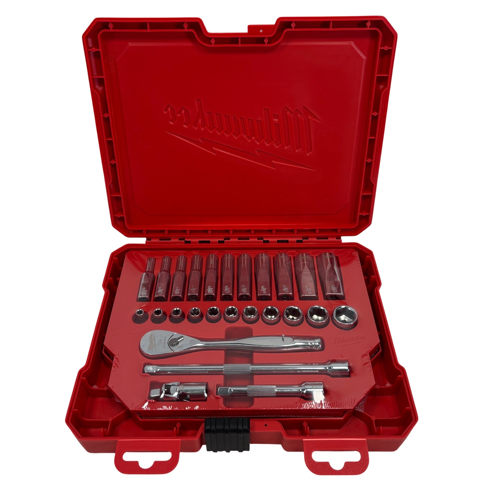 Milwaukee 48-22-9404 26-Piece 1/4″ Drive SAE Socket Set