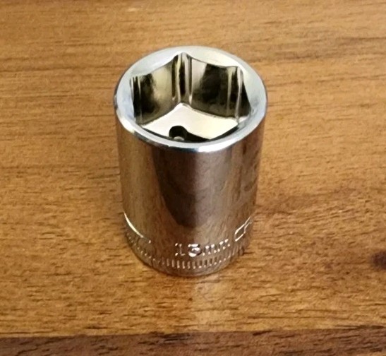 Craftsman 13mm Socket 6 Point 1/4″ Drive Z-AL 34609 Easy Read