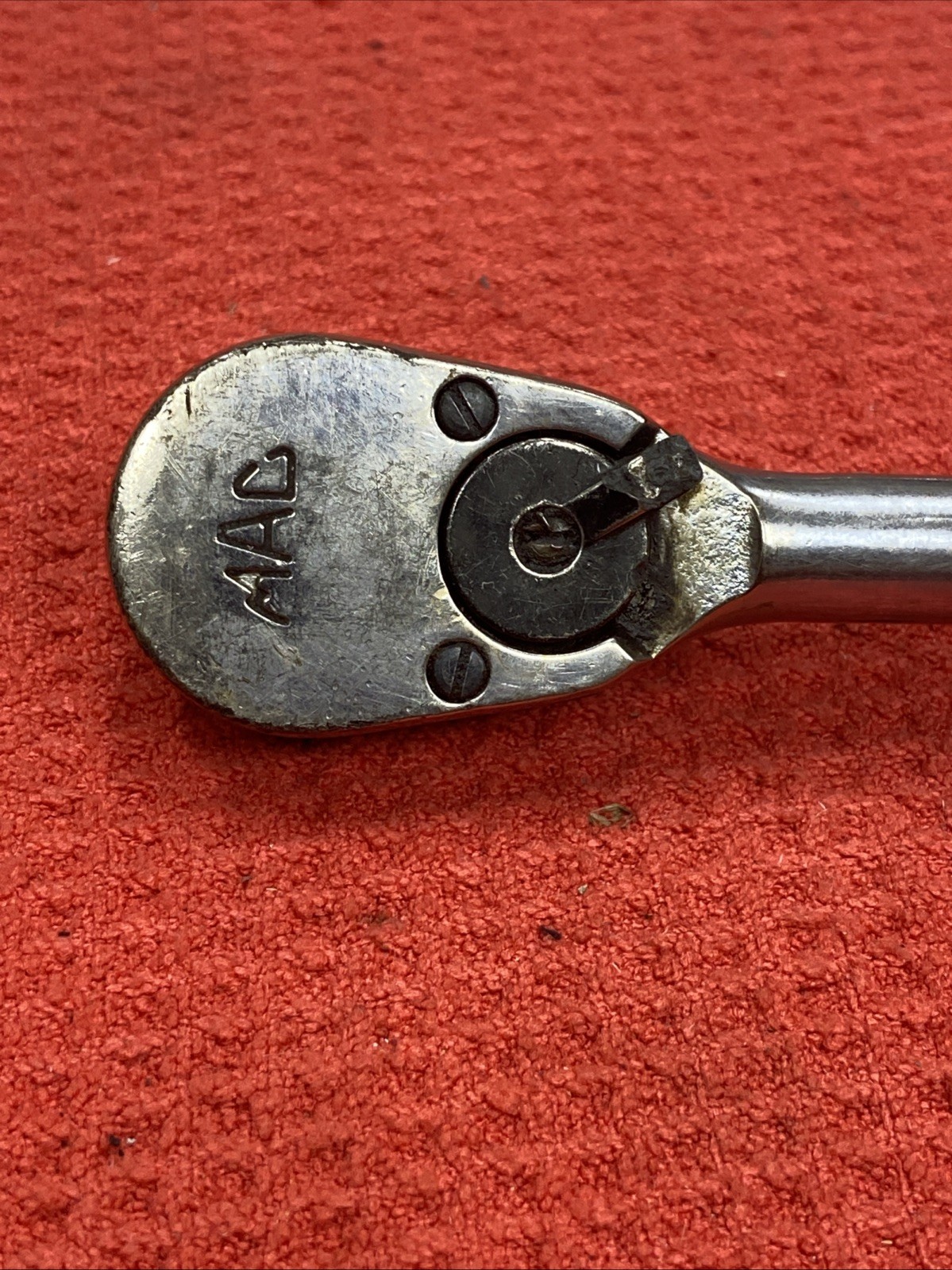 MAC XR11PA 3/8″ Drive 11″ Ratchet w Hard Red Comfort Grip Handle.