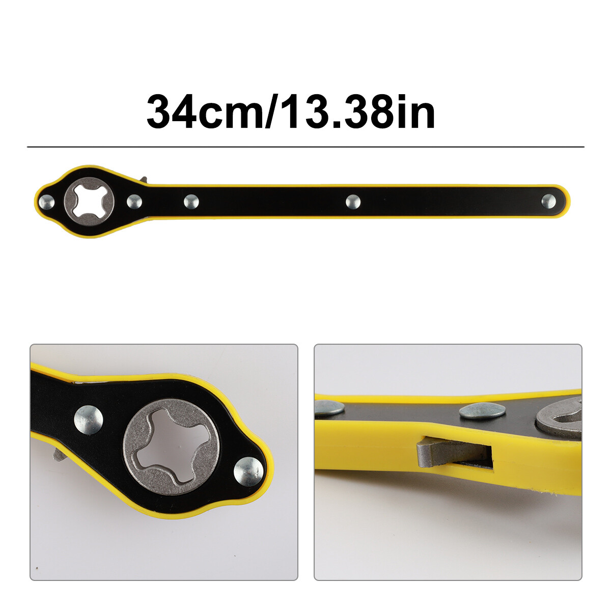 Car Scissor Jack Ratchet Wrench Tire Wheel Lug Handle Labor-saving Repair Tool