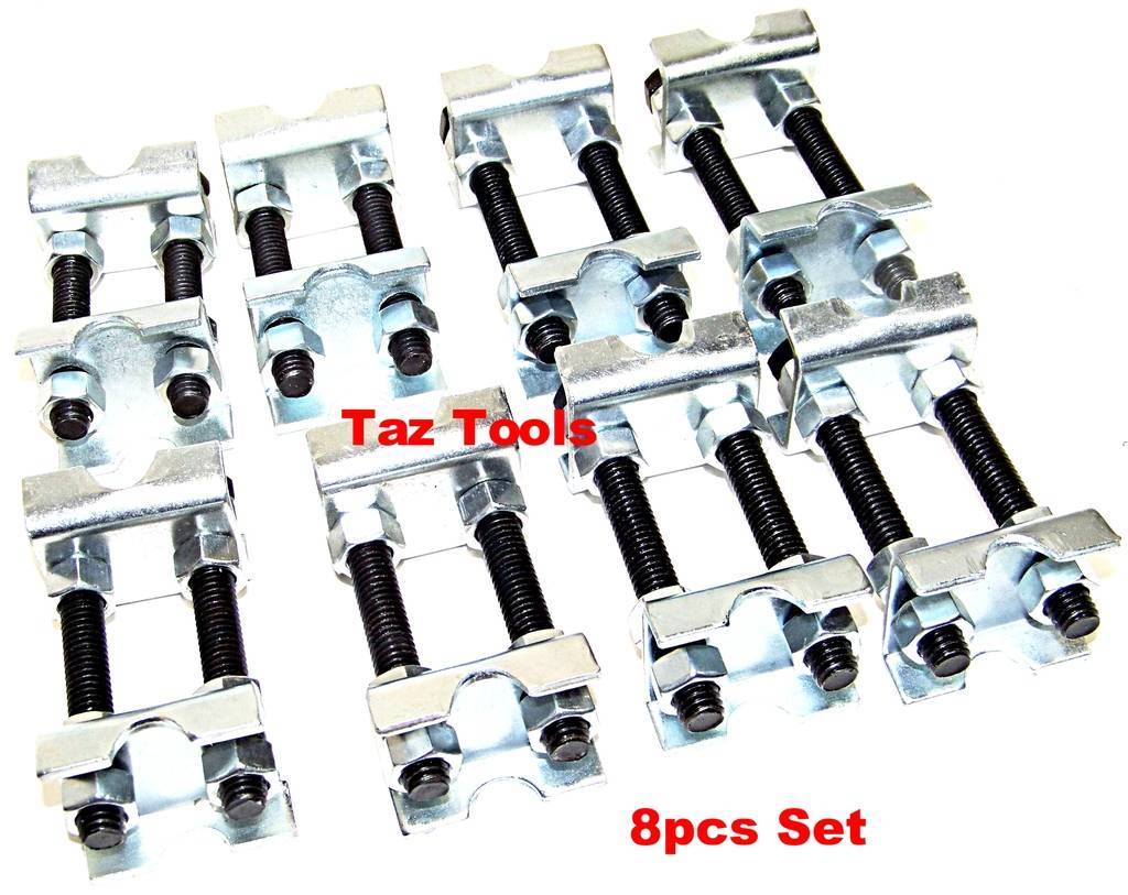 8 pcs Mini Coil Spring Compressor Adjustable Spring Struts Shocks Adjuster Tool