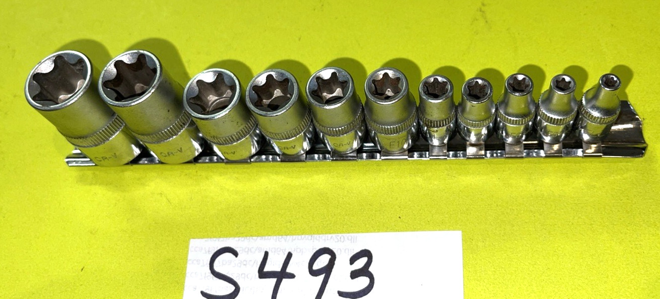 CORNWELL TOOLS 11 PIECE MULTI DRIVE INSIDE TORX SOCKET DRIVER SET E4 – E20