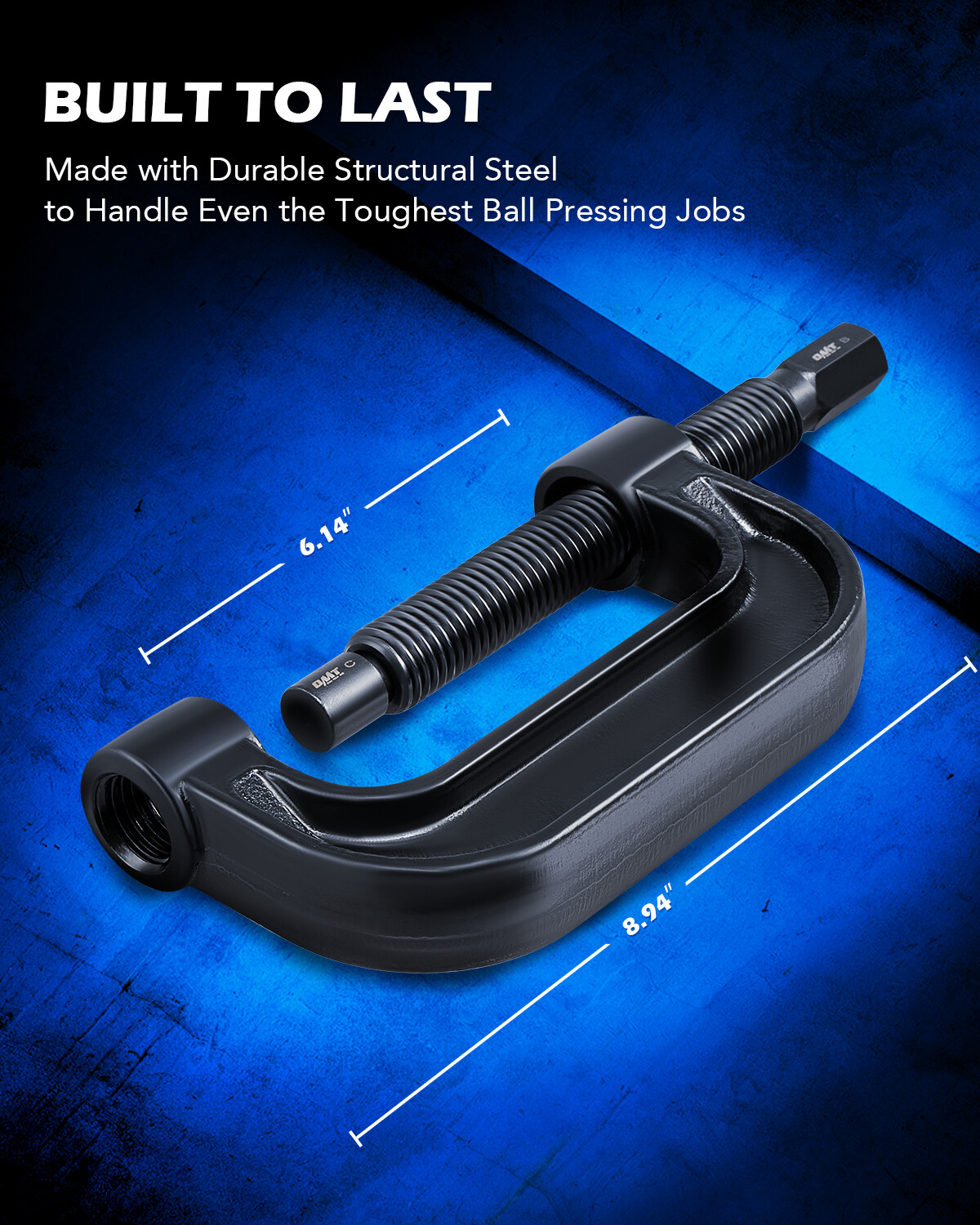 OMT Heavy Duty 4 in 1 Ball Joint Press & U Joint Removal Tool Kit w 4WD Adapters