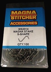 Motor Guard 100pk S-Shape Magna Stake Hot Staples fits Most Hot Staplers MS2014S