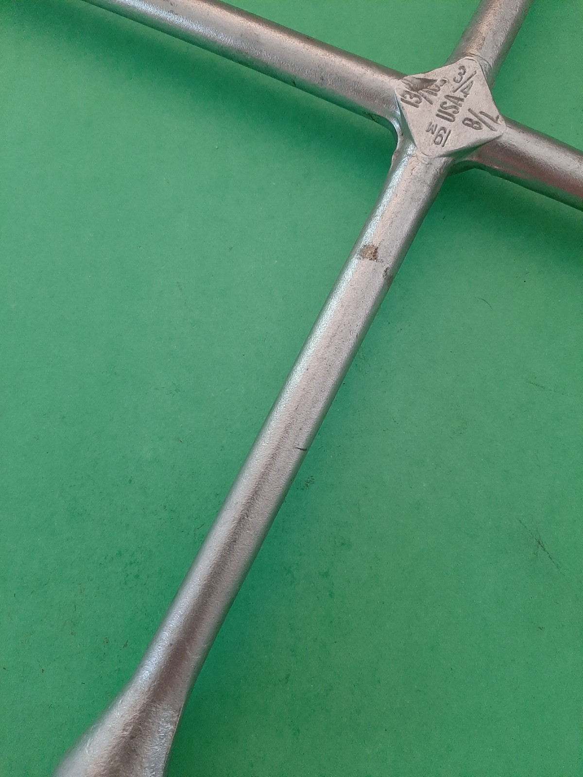 NOS NEW S-K Tools 4-way Tire Iron Lug Wrench USA 9710 3/4 13/16 7/8″ 19mm