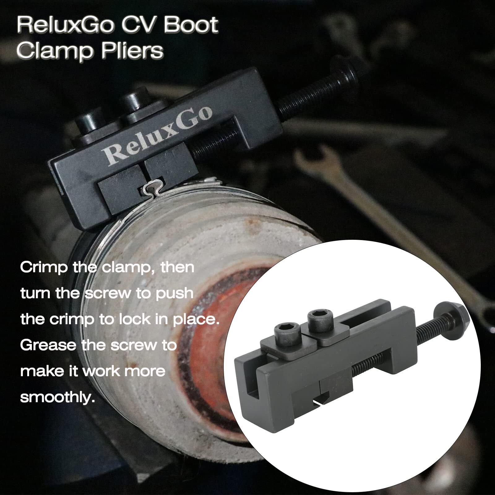 axle boot clamp tool with 20 PCS 304 Stainless Steel Single Ear Hose Clamp Dr…