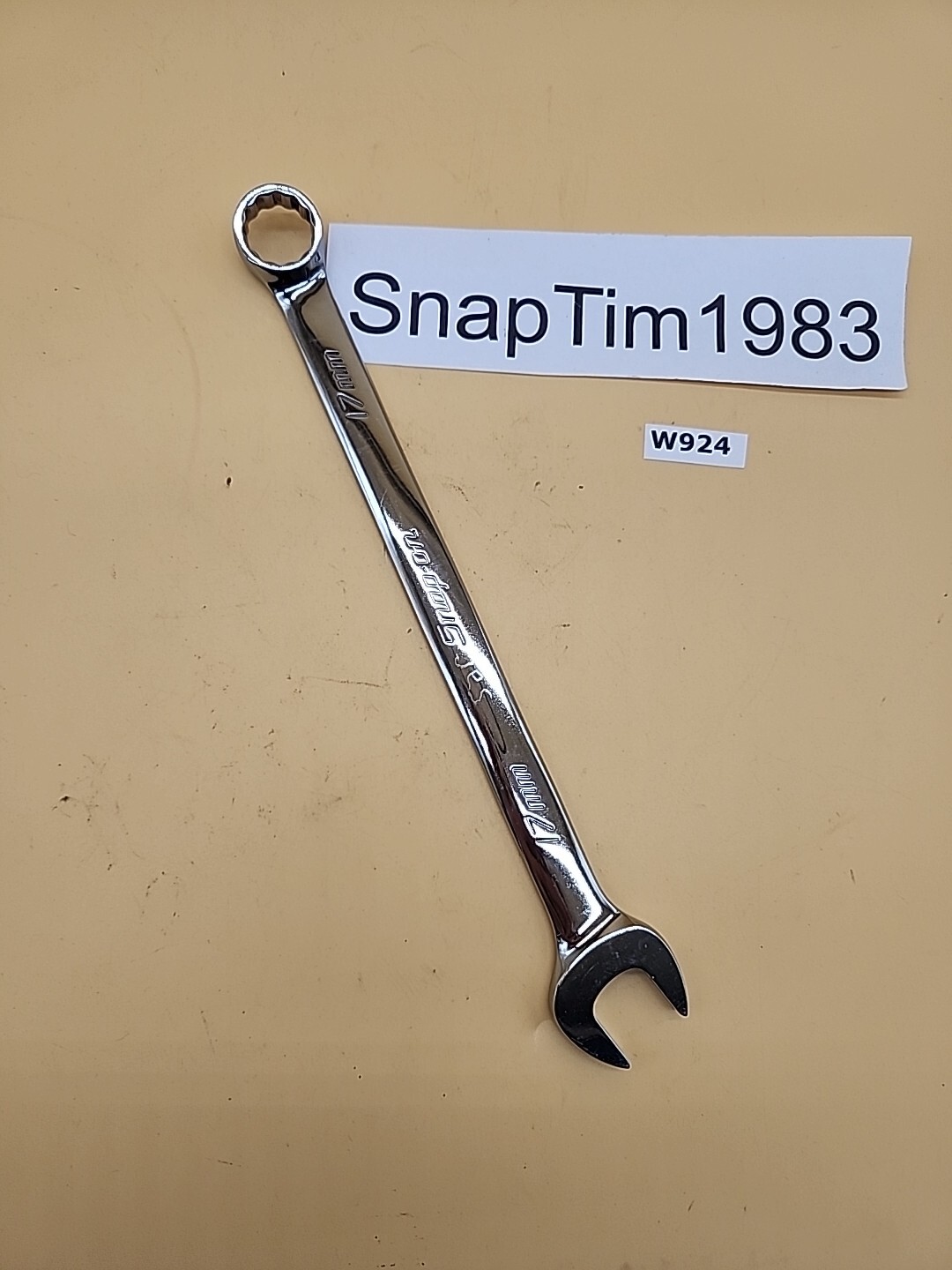 Snap-On Tools OEXM170B 17mm Metric Combination 12 Point Wrench Chrome USA