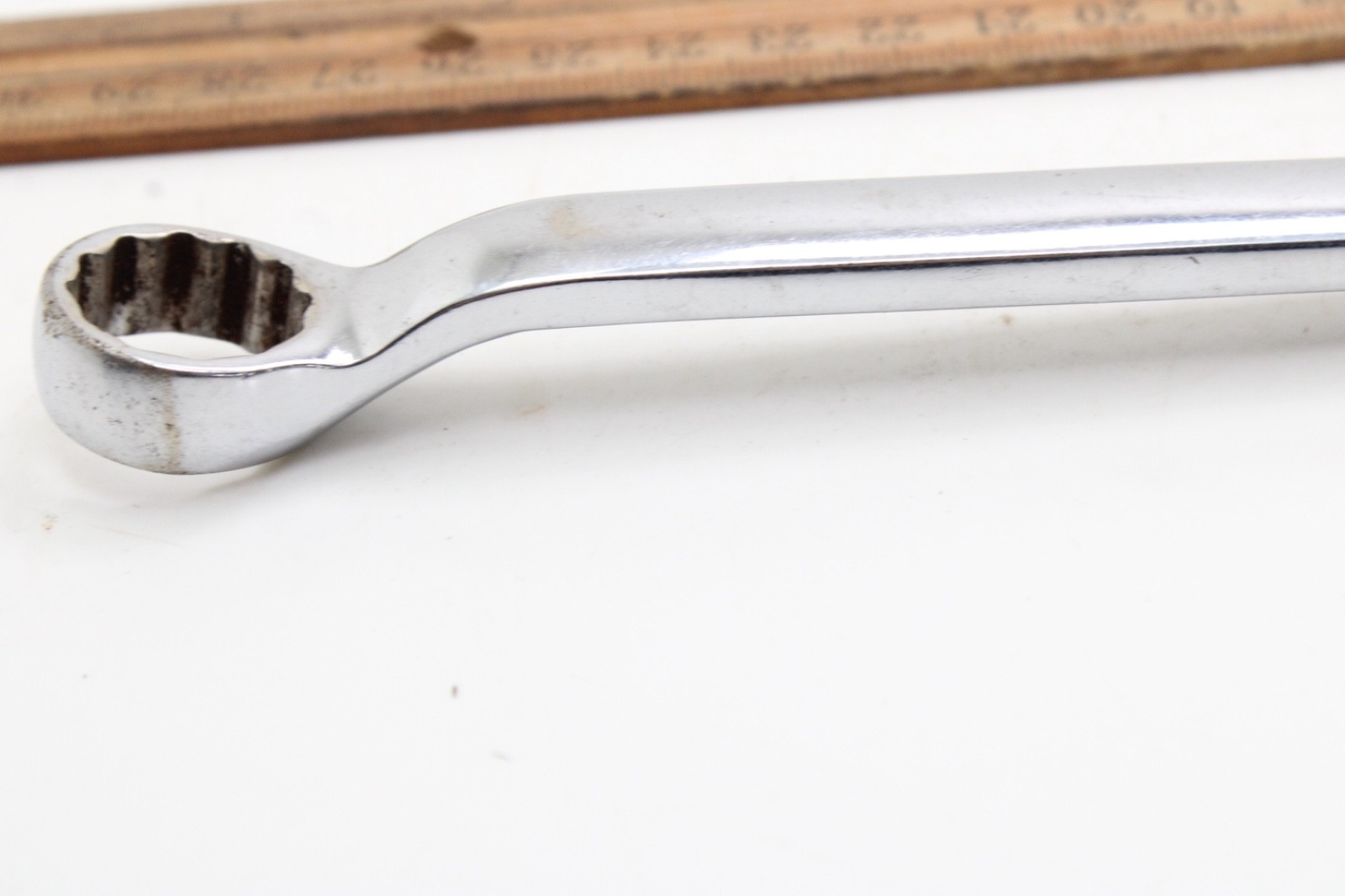 Snap-on XB2022 5/8″ x 11/16″ SAE Chrome 12 Point 10° Offset Box End Wrench USA