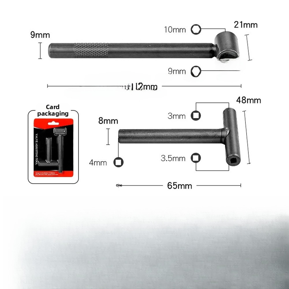 2PCS For Valve Adjustment Tool Set for Motorcycle Scooter 9mm 10mm 3mm 3.5mm
