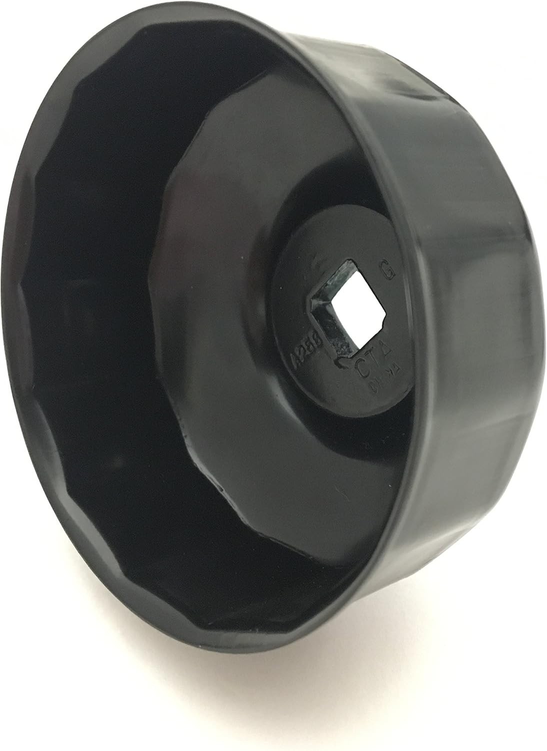 68mm Cap-Type Oil Filter Wrench – Deep-, 14 Flutes, 3/8-Inch Drive, Black Fin…
