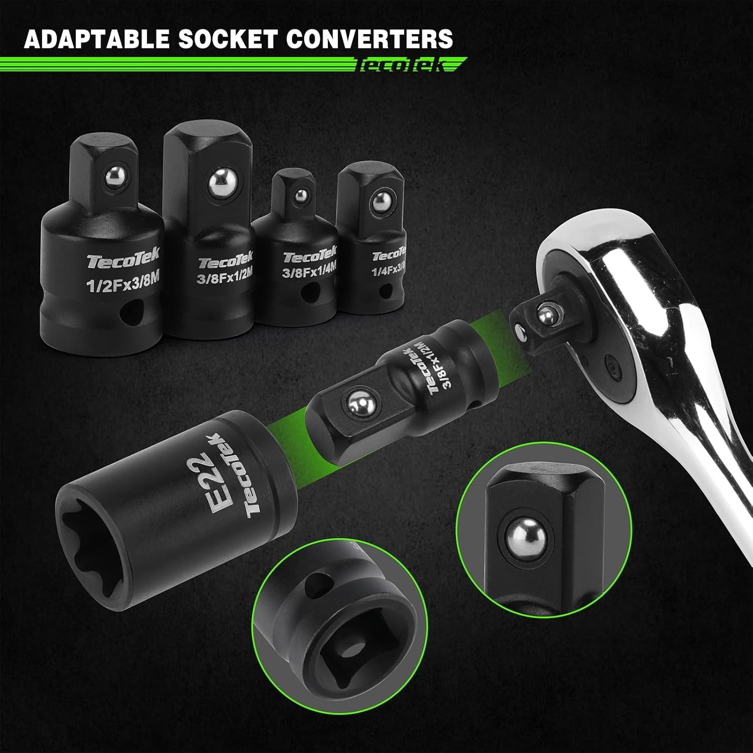 67-Piece Master Torx Bit Socket and External Torx Socket Set, 1/4″, 3/8″ and …