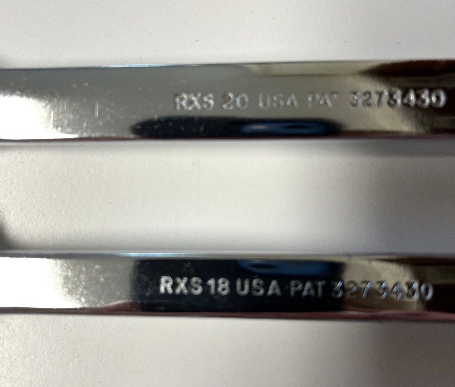 Snap-on RSX20 & RXS18, Open End Wrenches