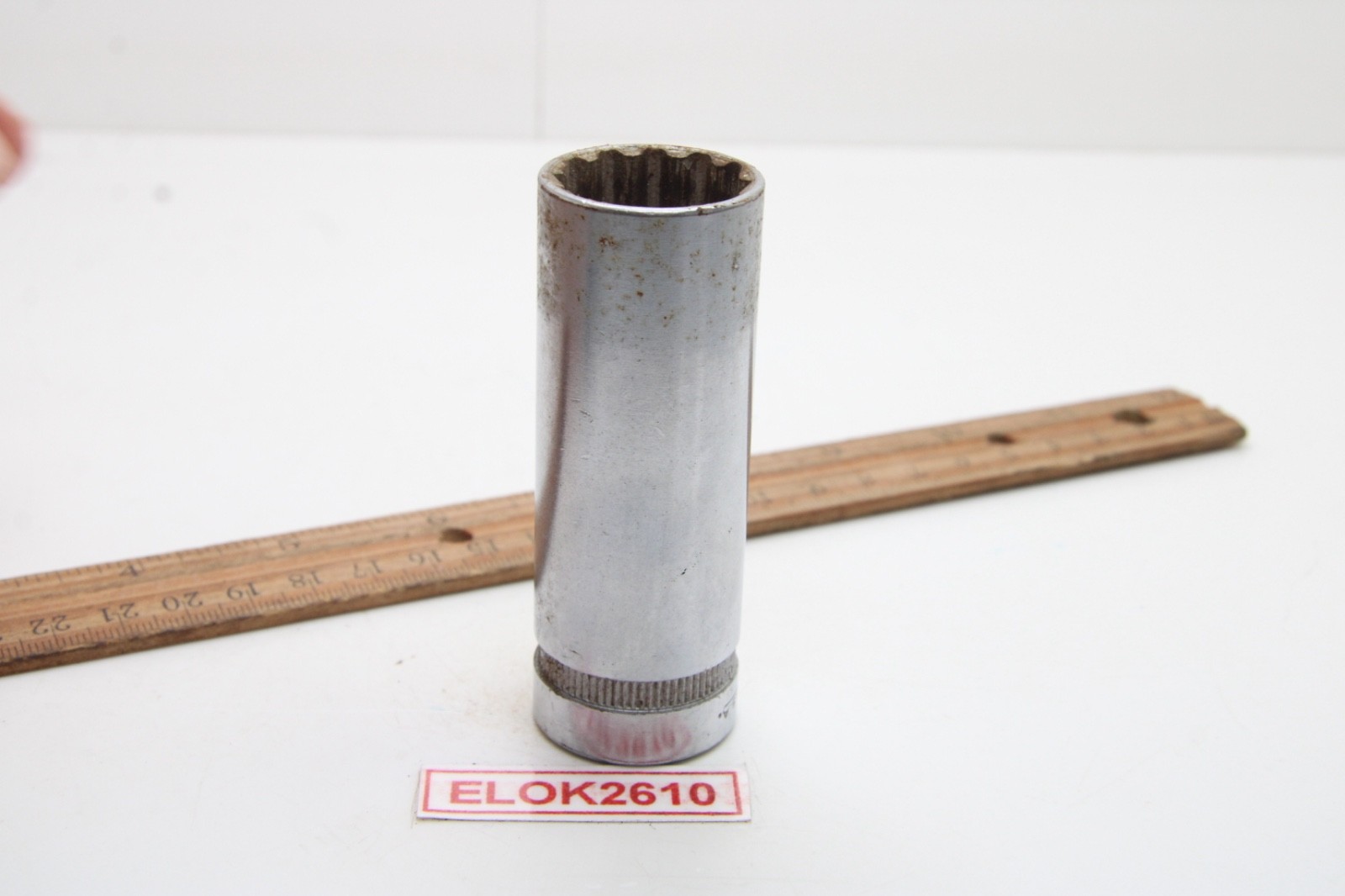 Indestro 3028 Super7/8″ 1/2″ Drive 12 Point SAE Chrome Deep Socket Socket USA