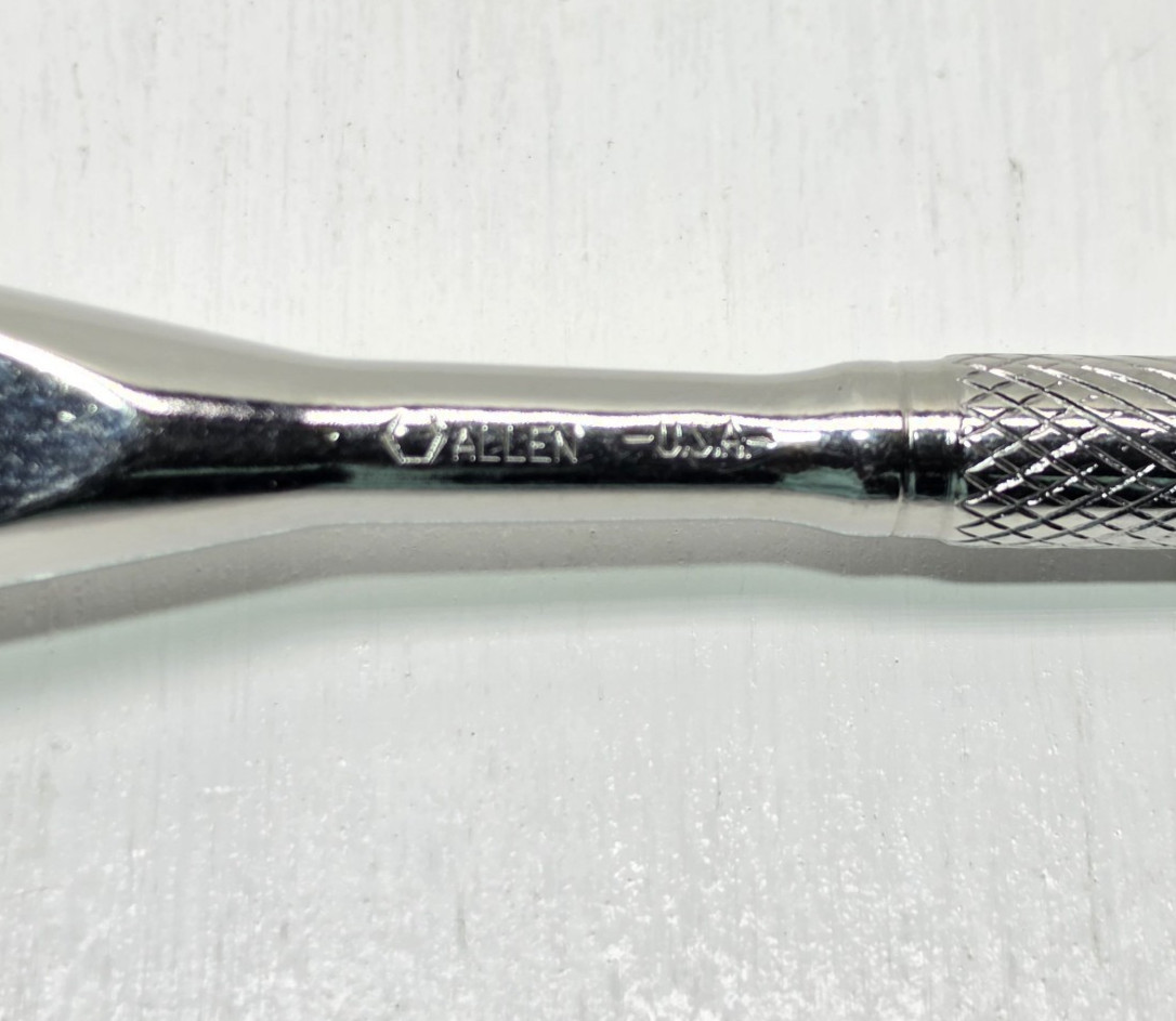 NOS Allen 10901 Forged 1/4″ Drive Chrome Ratchet Made in USA