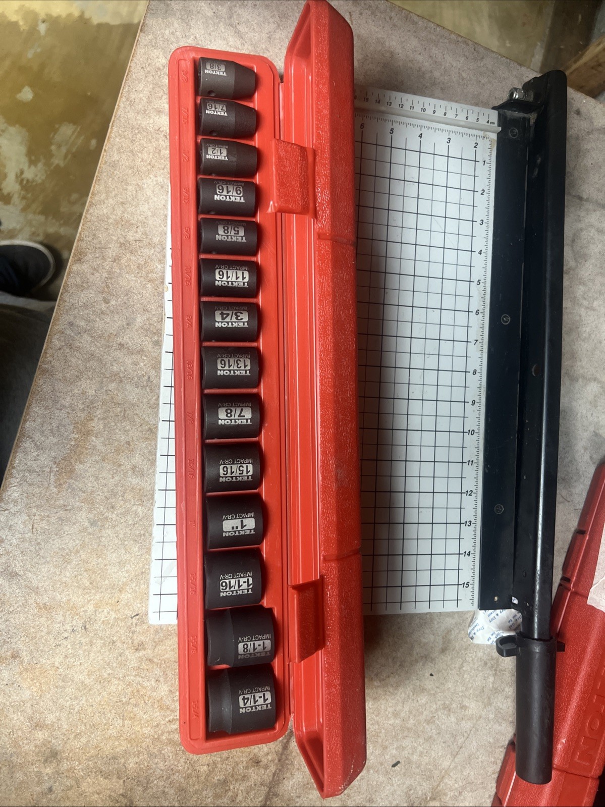Tekton 1/2″ Drive 6-Point Impact Socket Set, 14-Piece 3/8 – 1 1/4