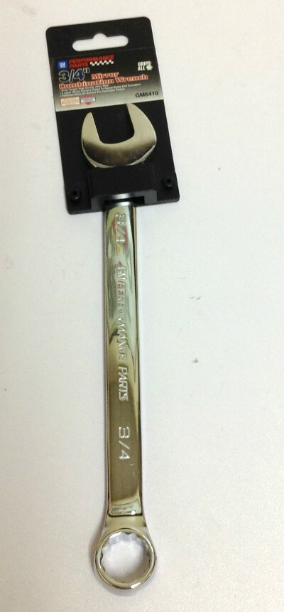 GM Performance Parts Standard 3/4″ Mirror Polished Combination Wrench (GM6410)