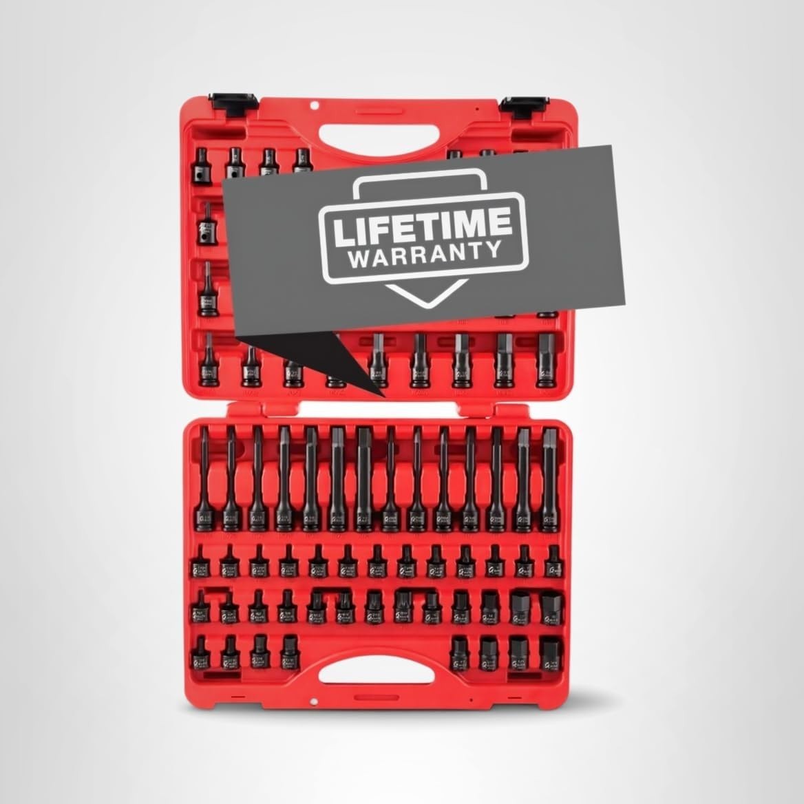 Sunex 3569 3/8″ Dr. Master Hex Bit Impact Socket Set 84 Piece