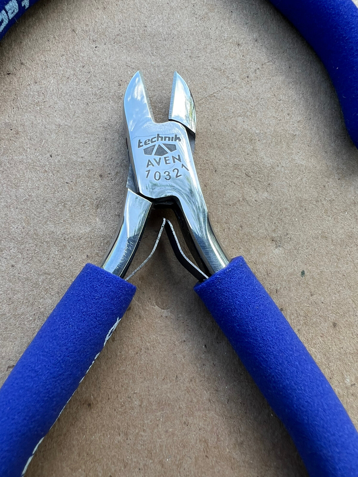 🇺🇸 Set Of 6 Aven Technik Pliers Wire Needle Nose Joint Cutters W/Case🇺🇸