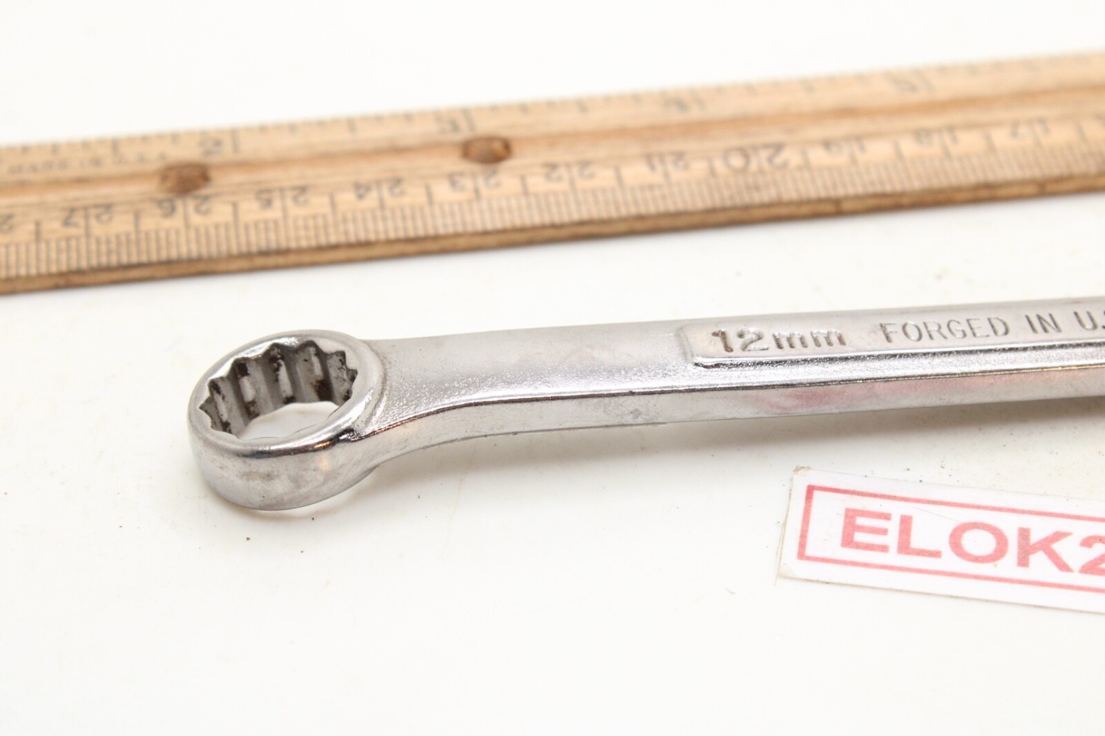 Craftsman -V^-42916 12mm 12 Point Metric Combination Wrench USA