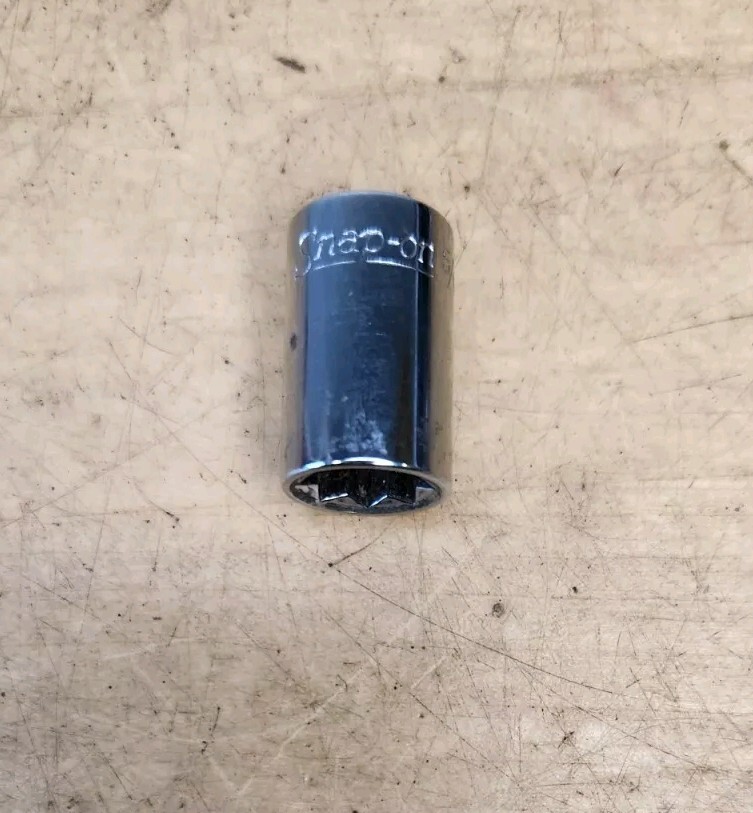 Snap On TM410 – 1/4″ Drive 5/16″ Double Square 8 Pt Chrome Socket