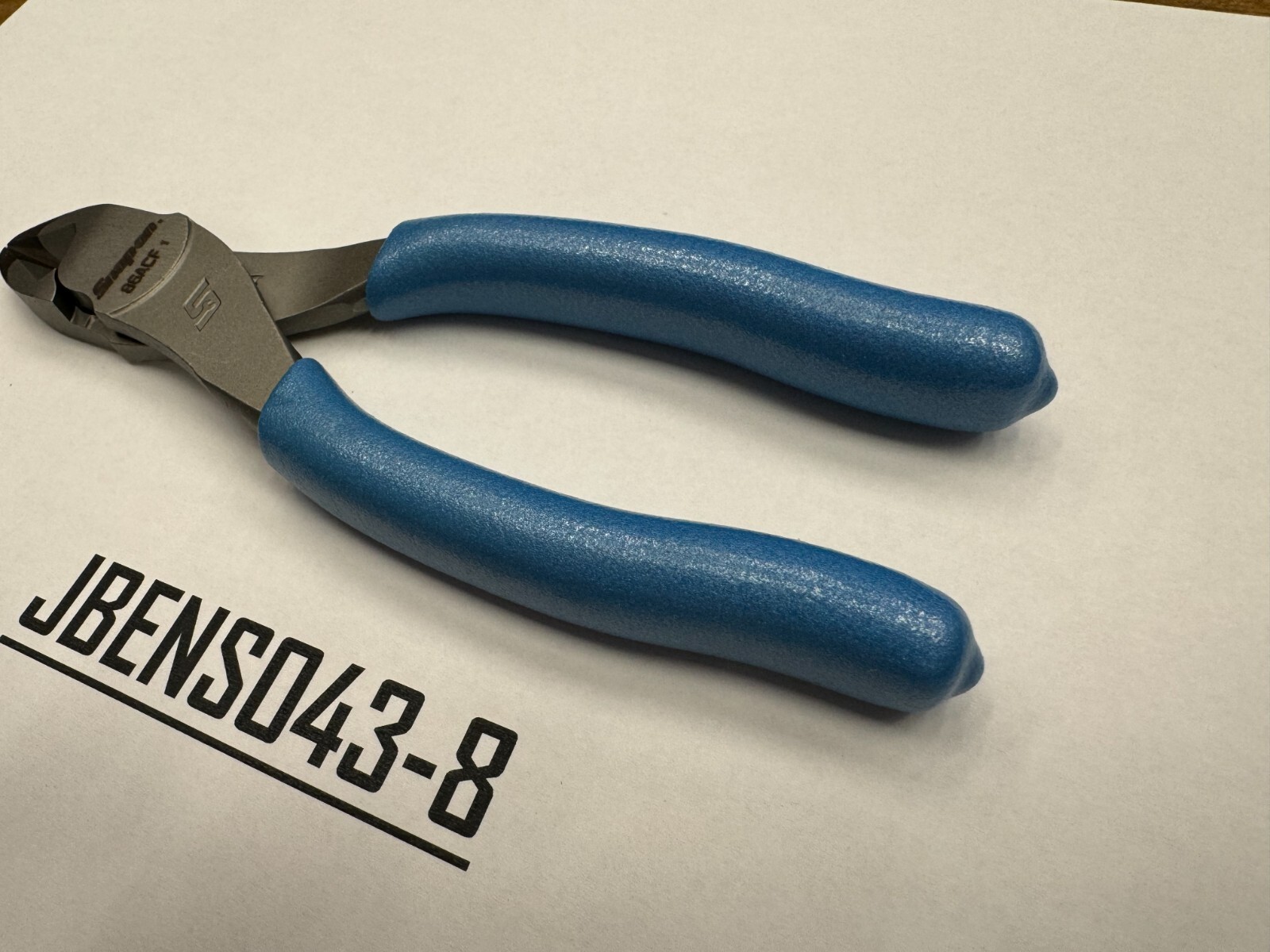 Snap-on Tools USA NEW PEARL BLUE Soft Grip 6″ Diagonal Cutter Pliers 86ACFPB