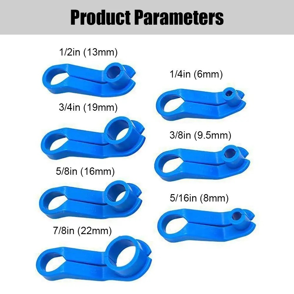 7Pcs Set Plastic Car AC Line Quick Disconnect Tool Fuel Line Removal Tool 7 Size