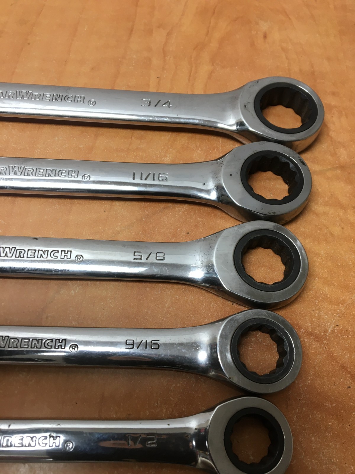 Gearwrench 20pc Ratcheting Wrench Set SAE Metric 8mm to 19mm 1/4 to 3/4