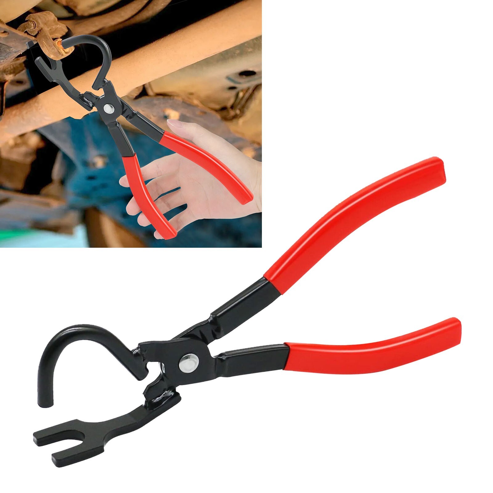 Exhaust Hanger Removal Pliers Pipe Rubber Grommet Garage Hand Tool Trim