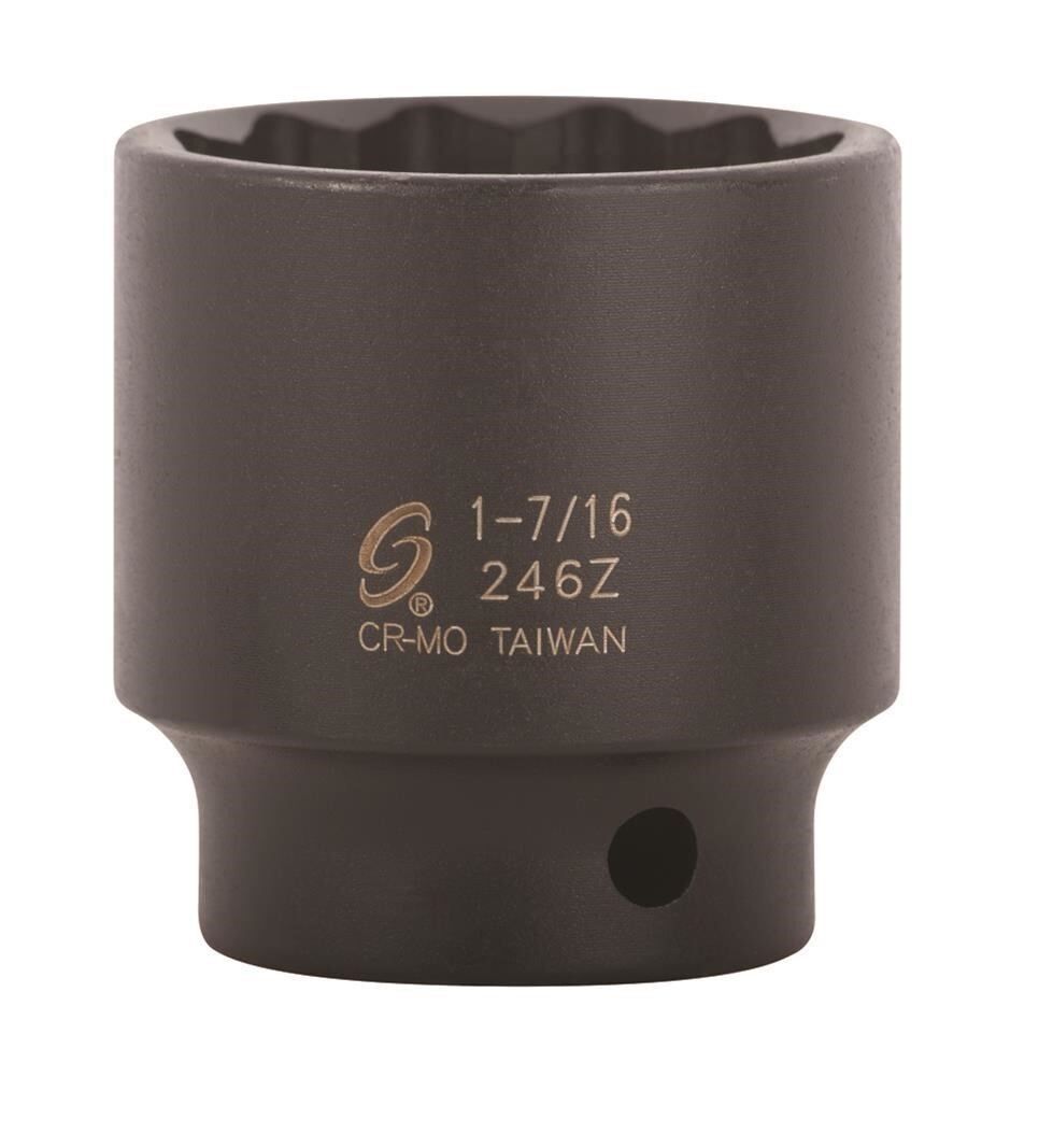 Sunex 246z 1-7/16″ 1/2″ Drive 12 Point Shallow Impact Socket Standard Tools 12pt