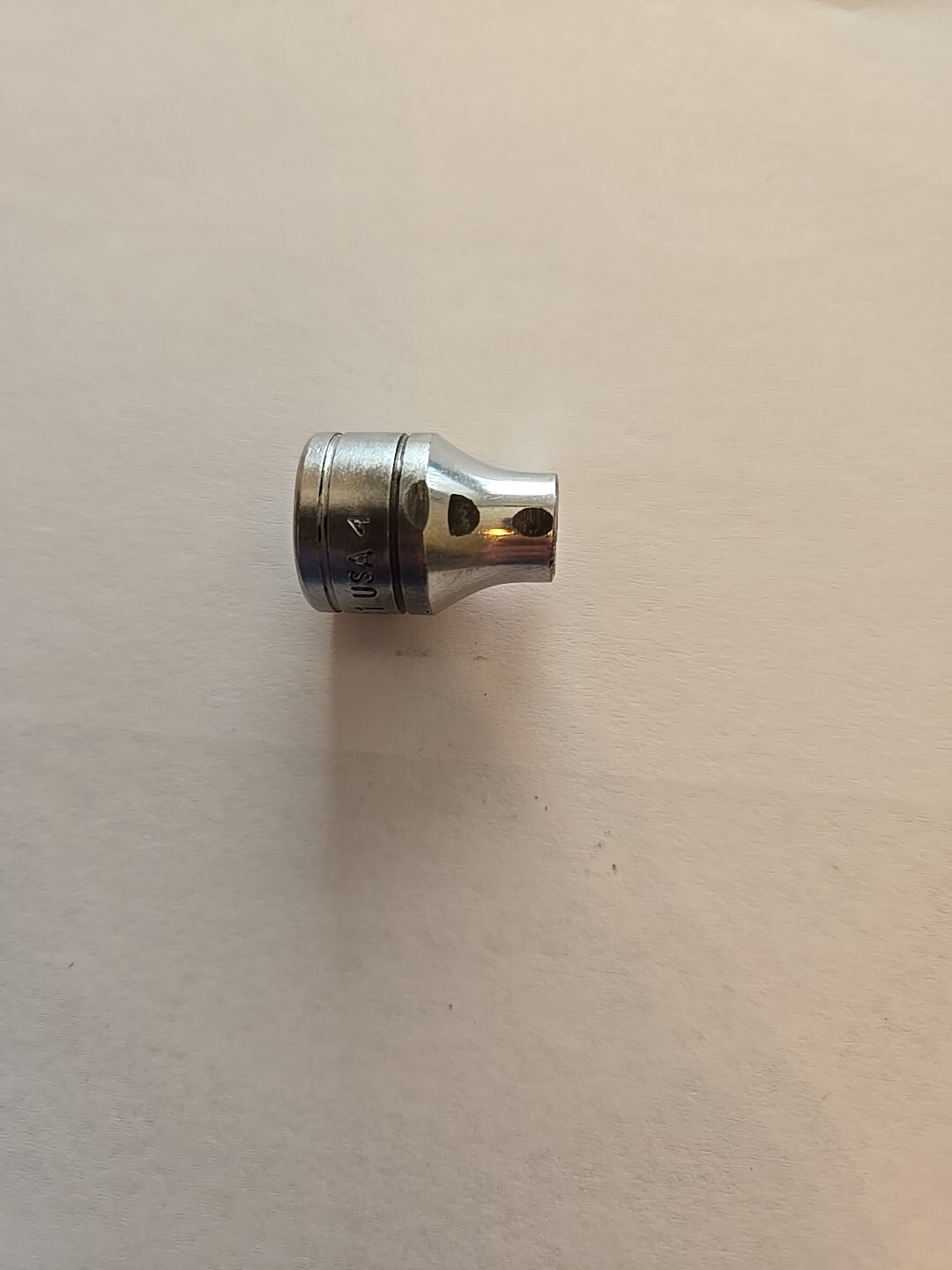 Snap On 3/8″ Drive 1/4″ 6PT SAE Shallow Chrome Socket FS081