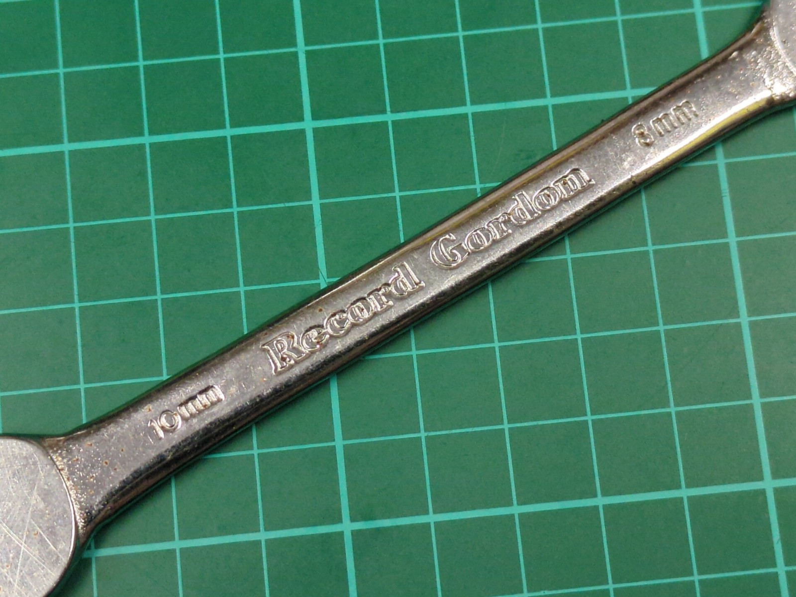 Vintage Record Gordon 8mm x 10mm Open Ended Spanner