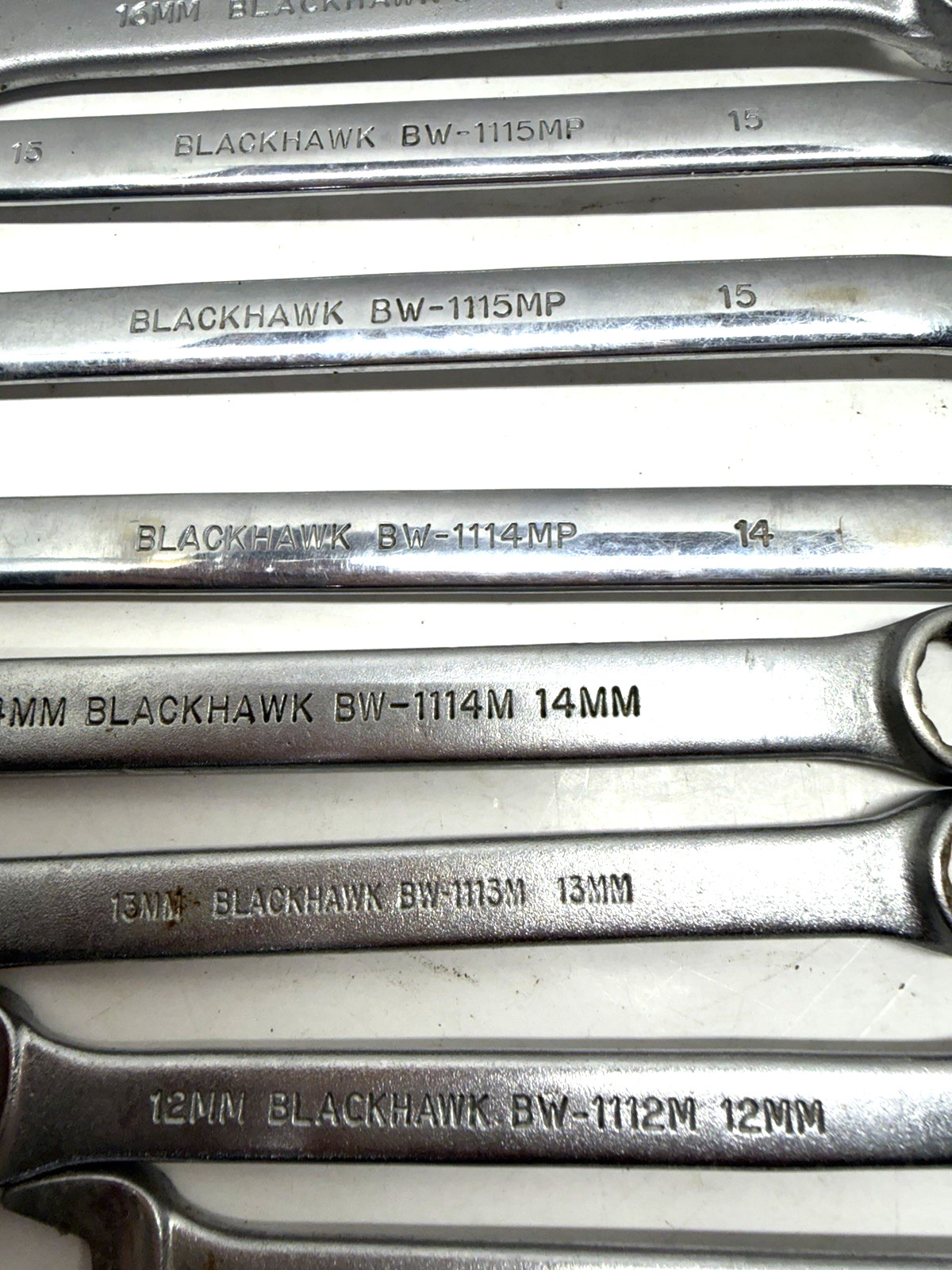 BlackHawk USA 14-Piece Metric Combination Wrench Set 10-19 +30MM and duplicates