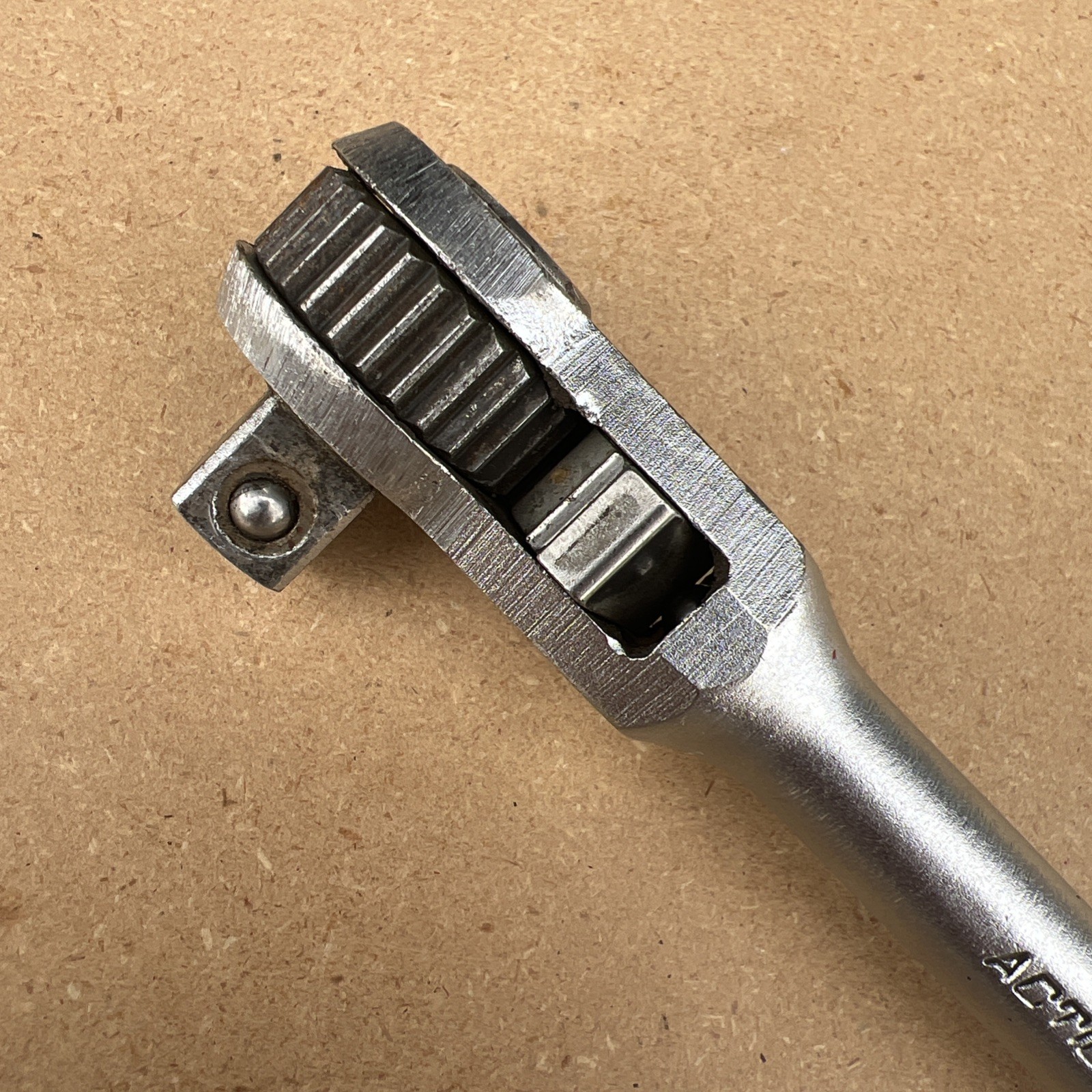 Action Tools 1/2″ Drive Reversible Ratchet Chrome 77A 10″ Length Made in USA