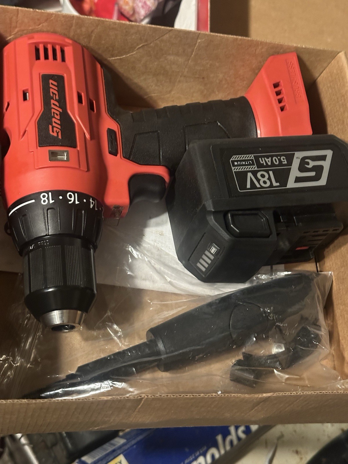 Snapon CDR9015W1 MonsterLithium 1/2” Drive 18v Lithium Hammer Drill W/ Battery