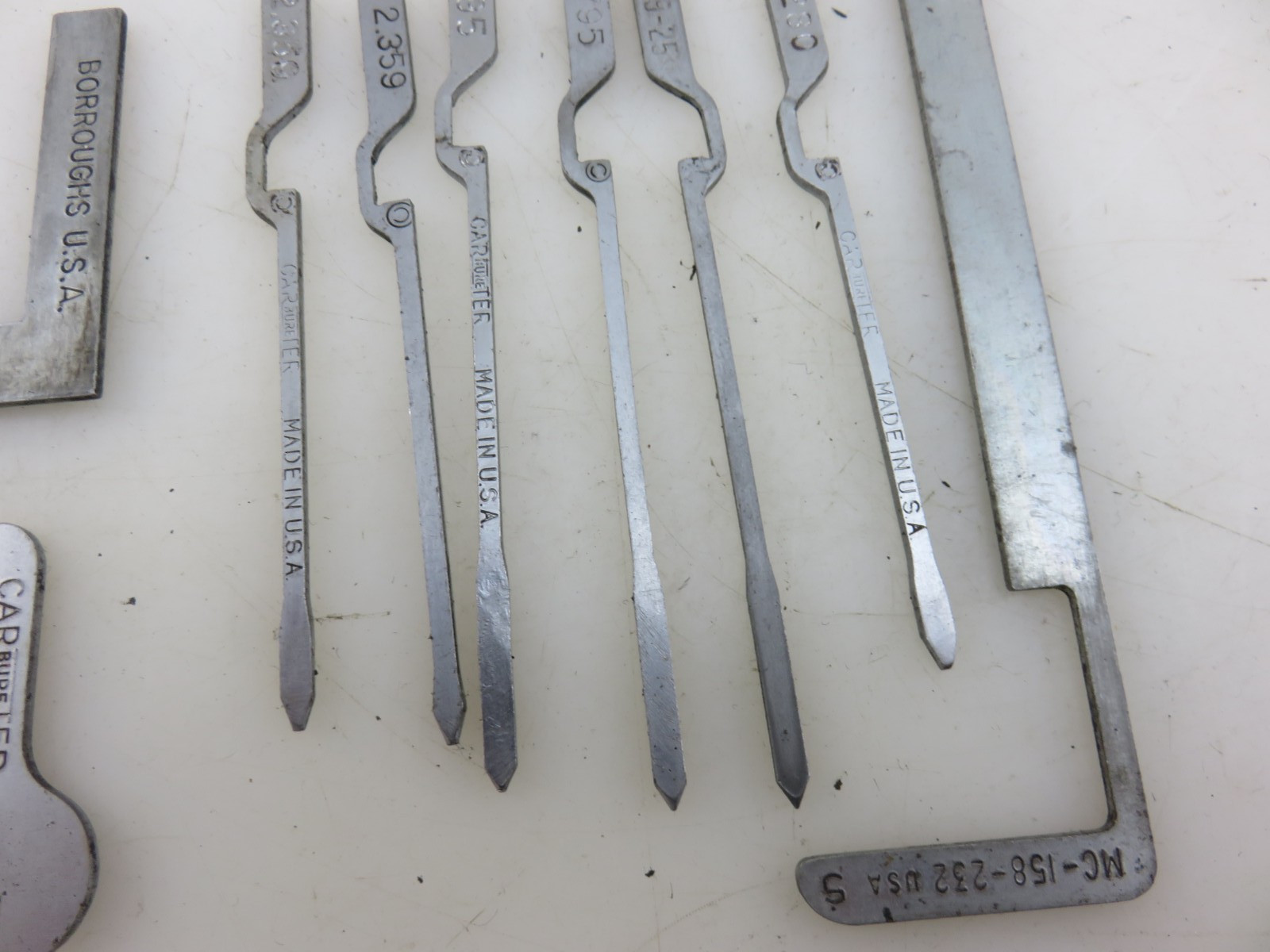 Kent-Moore Snap-On & More Carburetor Float Level Gauge Adjustment Tool Set 20pc