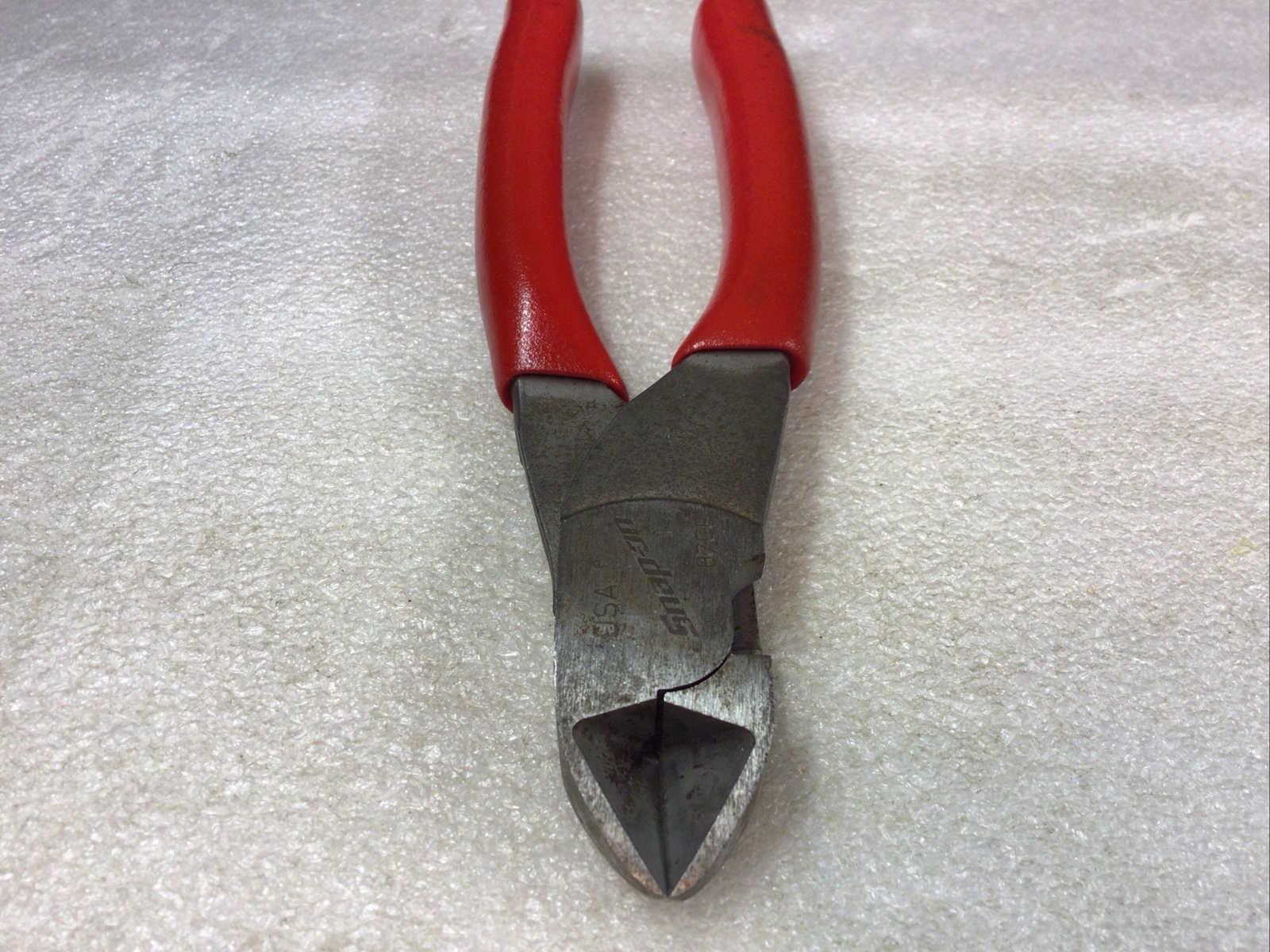 Snap On#87CF – 7-1/2″ Long, Red Soft Grip, Power Edge-Diagonal Cutters-USA-NICE