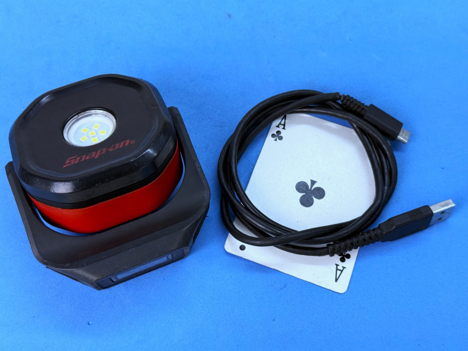 Snap on LED 545 Lumen PROJECT LIGHT Mag-Base Work Light Flashlight ABS ECPRB042M