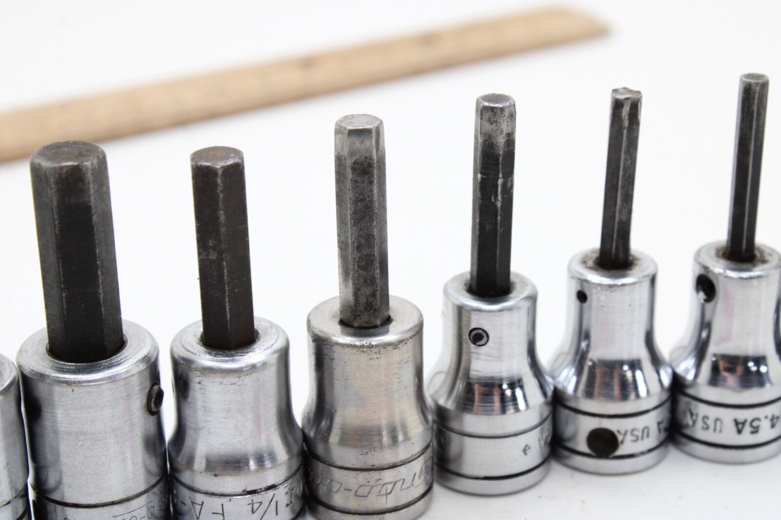 Snap-On FA 4.5A-FA12A 9/64″-3/8″ 8 Piece 3/8” Drive Hex/Allen Socket Driver Set