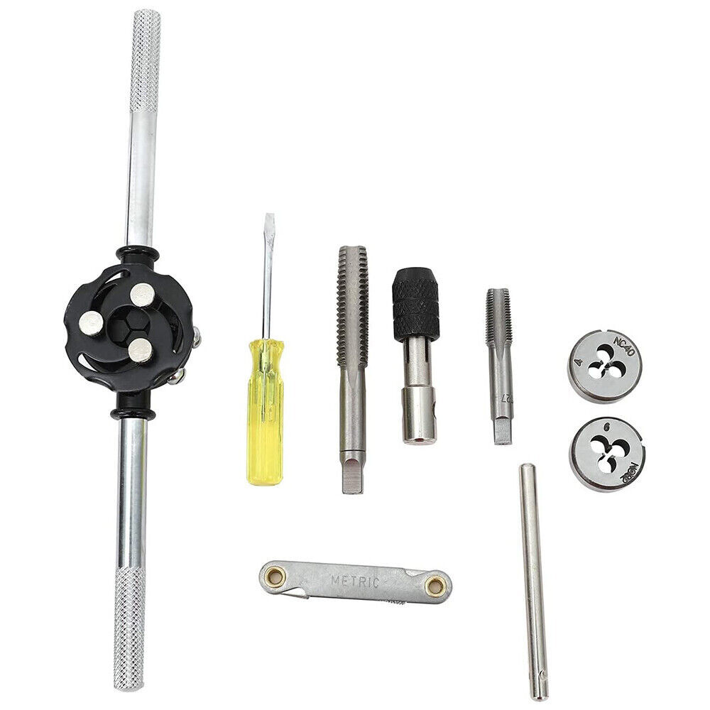 60Pcs Metric SAE Standard Tap and Die Rethread Set Thread Rethreading Kit USA