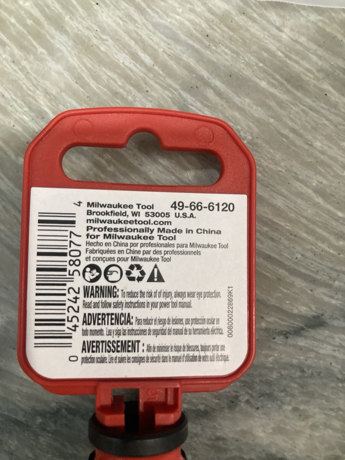 Milwaukee 49-66-6120 SHOCKWAVE Impact Duty 3/8 Drive 7/16 in. Deep 6 Point Socke